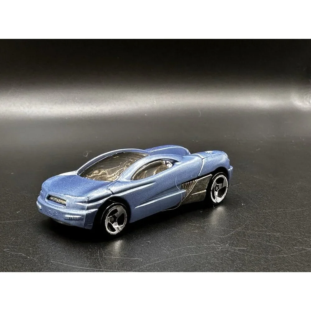 Hot Wheels 2002 First Editions Backdraft Diecast Toy Car Blue 1/64 Malaysia READ